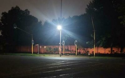 NPO sponsors ten new solar lights for safer Bedfordview